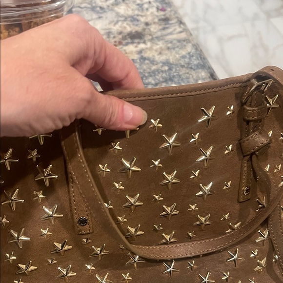Jimmy Choo Beige Star-Studded Bag and Wallet - Picture 11 of 11